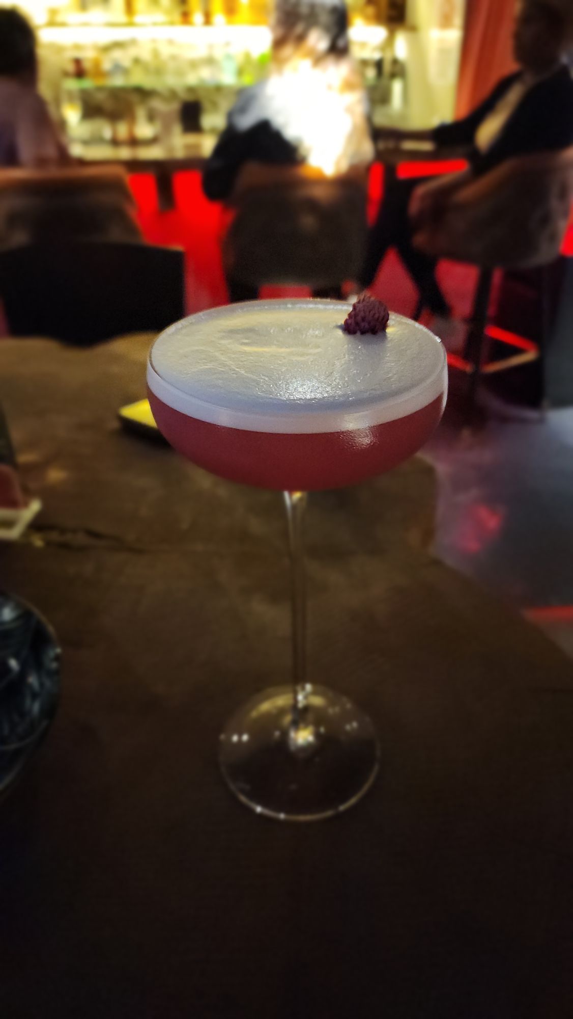 Megenta Blitz Cocktail from Landon by Tatto