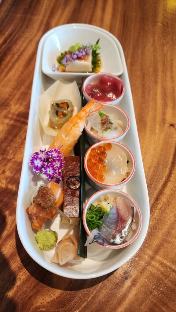 Nobu KL Natsu Matsuri Bento Box Cold Course