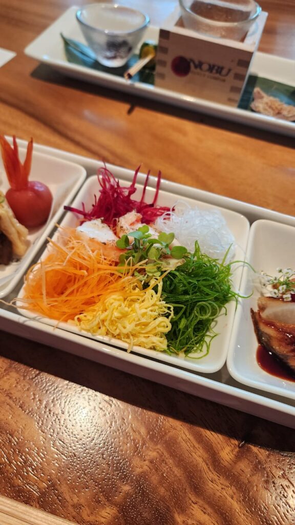 Nobu KL Natsu Matsuri Bento Box Chuka Innaniwa with King Crab