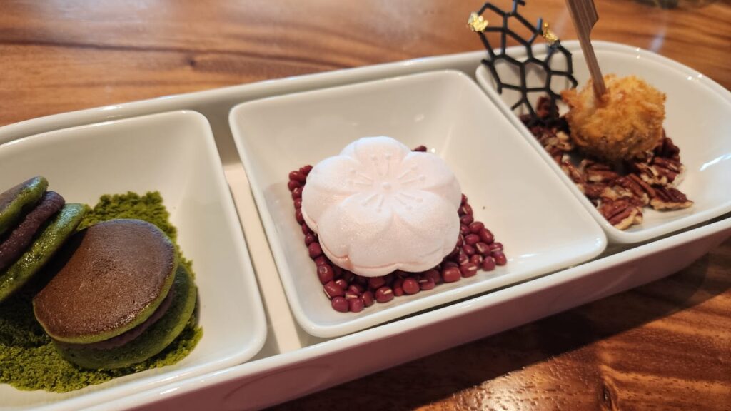 Nobu KL Natsu Matsuri Bento Box Dessert Watermelon Strawberry Ice Cream Monaka
